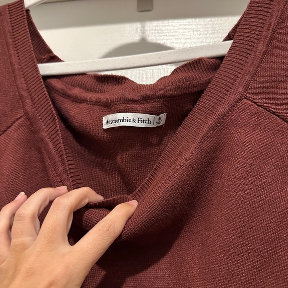 Abercrombie & Fitch Off the Shoulder Sweater Midi Dress - Picture 5 of 7